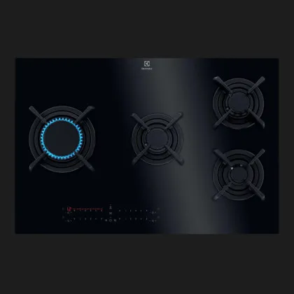 Варильна поверхня Electrolux газова, 78 см (KGV8473IK) (Black)