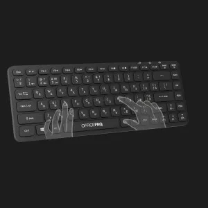 Клавіатура OfficePro SK790B Wireless/Bluetooth (Black) (SK790B) (UA)