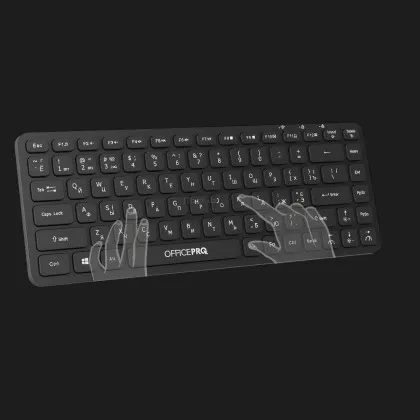 Клавиатура OfficePro SK790B Wireless/Bluetooth (Black) (SK790B) (UA)