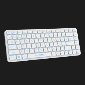 Клавіатура OfficePro SK790W Wireless/Bluetooth (White) (SK790W) (UA)