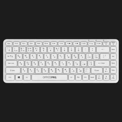 Клавиатура OfficePro SK790W Wireless/Bluetooth (White) (SK790W) (UA)