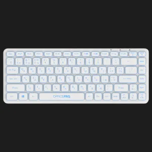 Клавіатура OfficePro SK790W Wireless/Bluetooth (White) (SK790W) (UA)