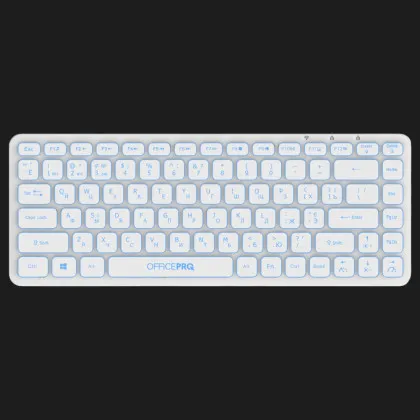 Клавиатура OfficePro SK790W Wireless/Bluetooth (White) (SK790W) (UA)