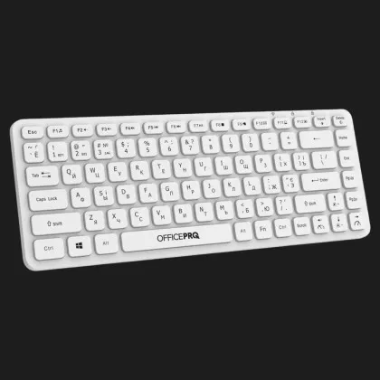 Клавиатура OfficePro SK955W Wireless/Bluetooth (White) (SK955W) (UA)