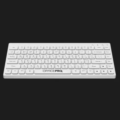 Клавиатура OfficePro SK955W Wireless/Bluetooth (White) (SK955W) (UA)