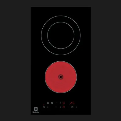 Варильна поверхня Electrolux електрична, 30 см (LHR3233CK) (Black)