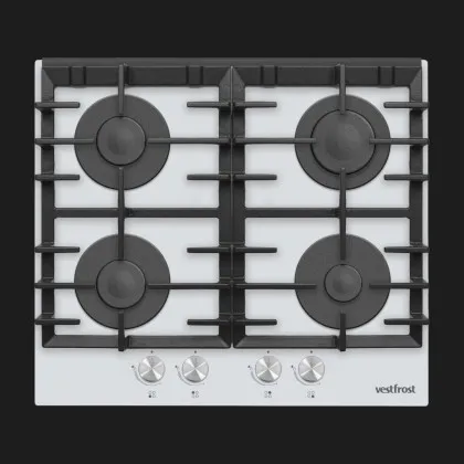 Варильна поверхня Vestfrost газова, 60 см (GOGHV 192 W) (White)