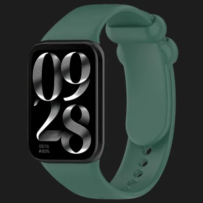 Ремінець силіконовий для Xiaomi Smart Band 10 Pro/9 Pro/8 Pro/Redmi Watch 6/5/4 (Dark Green) Калуші