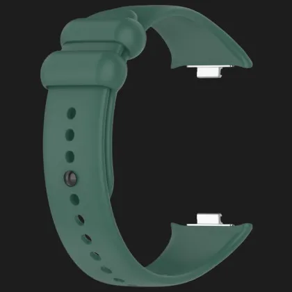 Ремінець силіконовий для Xiaomi Smart Band 10 Pro/9 Pro/8 Pro/Redmi Watch 6/5/4 (Dark Green) Калуші