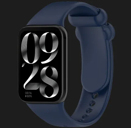 Ремінець силіконовий для Xiaomi Smart Band 10 Pro/9 Pro/8 Pro/Redmi Watch 6/5/4 (Midnight Blue)