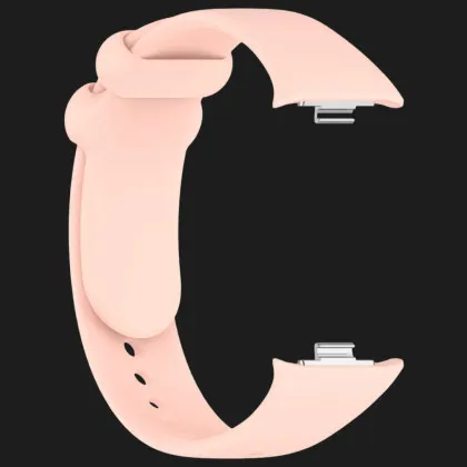 Ремінець силіконовий для Xiaomi Smart Band 10 Pro/9 Pro/8 Pro/Redmi Watch 6/5/4 (Light Pink) Калуші