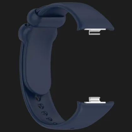 Ремешок силиконовый для Xiaomi Smart Band 10 Pro/9 Pro/8 Pro/Redmi Watch 6/5/4 (Midnight Blue) в Коломые