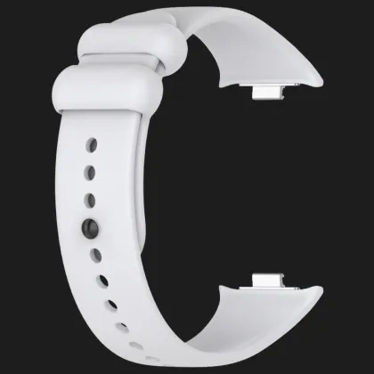 Ремінець силіконовий для Xiaomi Smart Band 10 Pro/9 Pro/8 Pro/Redmi Watch 6/5/4 (White) Калуші