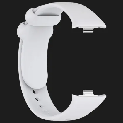 Ремінець силіконовий для Xiaomi Smart Band 10 Pro/9 Pro/8 Pro/Redmi Watch 6/5/4 (White) Калуші