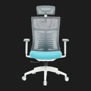 Крісло офісне Officepro Balance OC550-W-DG-BL (White/Dark Gray/Blue) (UA) в Бродах