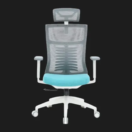Крісло офісне Officepro Balance OC550-W-DG-BL (White/Dark Gray/Blue) (UA)