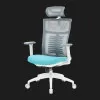 Крісло офісне Officepro Balance OC550-W-DG-BL (White/Dark Gray/Blue) (UA)