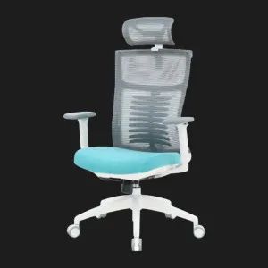 Крісло офісне Officepro Balance OC550-W-DG-BL (White/Dark Gray/Blue) (UA) в Бродах