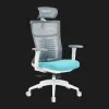 Крісло офісне Officepro Balance OC550-W-DG-BL (White/Dark Gray/Blue) (UA)