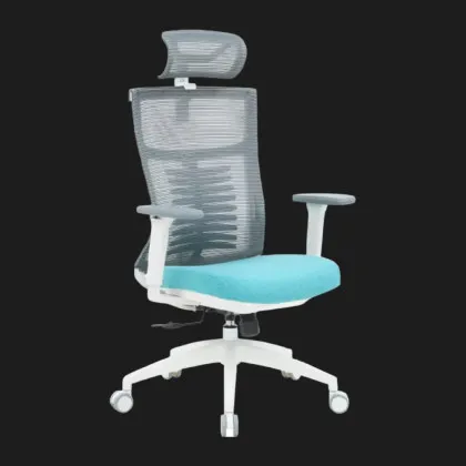 Крісло офісне Officepro Balance OC550-W-DG-BL (White/Dark Gray/Blue) (UA)