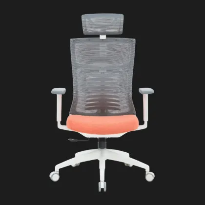 Крісло офісне Officepro Balance OC550-W-DG-OR (White/Dark Gray/Orange) (UA)