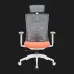 Крісло офісне Officepro Balance OC550-W-DG-OR (White/Dark Gray/Orange) (UA)
