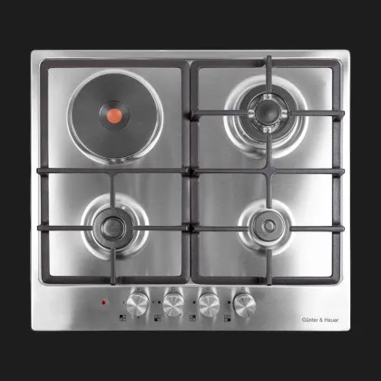 Варильна поверхня Gunter & Hauer газова, 58см, GH631XE (885494) (Stainless Steel)