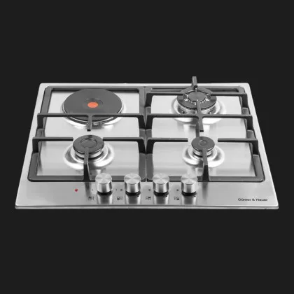 Варильна поверхня Gunter & Hauer газова, 58см, GH631XE (885494) (Stainless Steel)