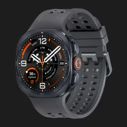 Смарт-годинник Samsung Galaxy Watch Ultra 2 47mm Titanium Gray LTE with Black Marine Band (SM-L715FZKA) (Standard)