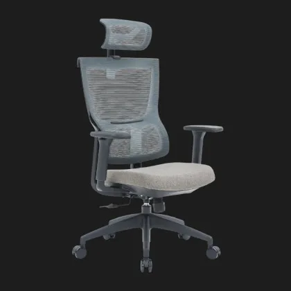 Крісло офісне Officepro Elegant OC600-B-DG-DG (Black/Dark Gray) (UA)