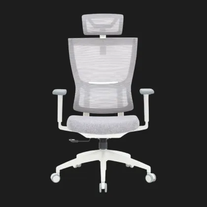 Крісло офісне Officepro Elegant OC600-W-LG-LG (White/Light Gray) (UA)