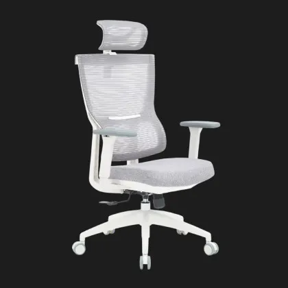 Крісло офісне Officepro Elegant OC600-W-LG-LG (White/Light Gray) (UA)