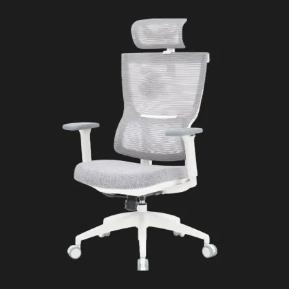 Крісло офісне Officepro Elegant OC600-W-LG-LG (White/Light Gray) (UA)
