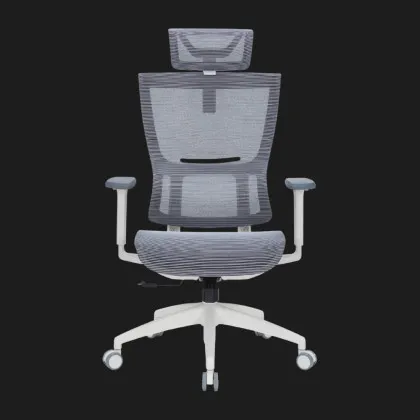 Крісло офісне Officepro Elegant OC660-W-DG-DG (White/Dark Gray) (UA)