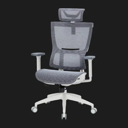 Крісло офісне Officepro Elegant OC660-W-DG-DG (White/Dark Gray) (UA)