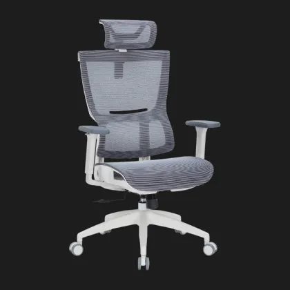Крісло офісне Officepro Elegant OC660-W-DG-DG (White/Dark Gray) (UA)