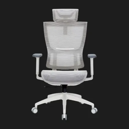 Крісло офісне Officepro Elegant OC660-W-LG-LG (White/Light Gray) (UA)