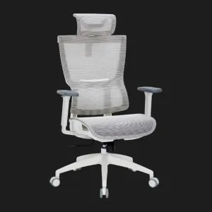 Крісло офісне Officepro Elegant OC660-W-LG-LG (White/Light Gray) (UA) в Бродах