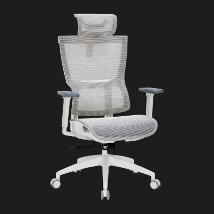 Крісло офісне Officepro Elegant OC660-W-LG-LG (White/Light Gray) (UA)