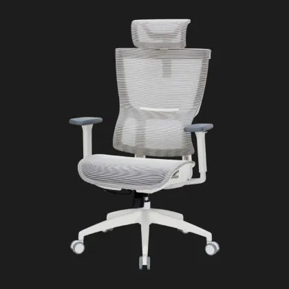 Крісло офісне Officepro Elegant OC660-W-LG-LG (White/Light Gray) (UA)