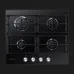 Варильна поверхня Samsung газова, 60 см (NA64H3000AK/WT) (Black)