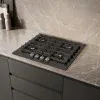 Варочная поверхность Siemens газовая, 60 см (EP6A6PI40O) (Black)