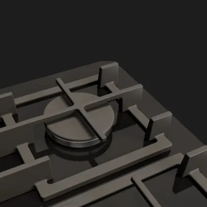 Варочная поверхность Siemens газовая, 60 см (EP6A6PI40O) (Black)