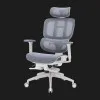 Крісло офісне OfficePro Skyline Footrest OC750-W-DG-DG (White/Dark Gray) (OC750-W-DG-DG) (UA)