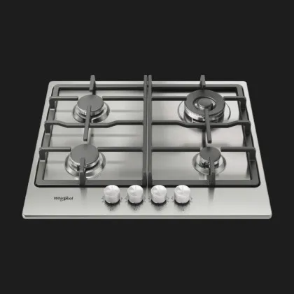 Варильна поверхня Whirlpool газова, 60 см (TKRL661IXEU) (Stainless Steel)