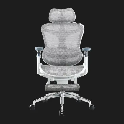 Крісло офісне Sihoo DORO C300 Pro Mesh (White) with Footrest (DORO-C300-PRO-M102-JT) (UA)