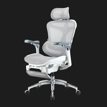 Крісло офісне Sihoo DORO C300 Pro Mesh (White) with Footrest (DORO-C300-PRO-M102-JT) (UA)