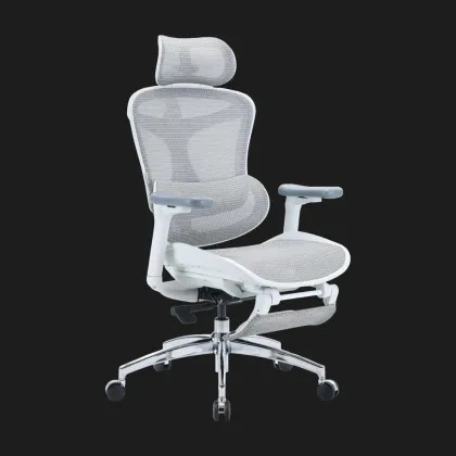 Крісло офісне Sihoo DORO C300L Mesh (White) with Footrest (DORO-C300L-A3-102-JT) (UA)