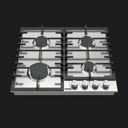Варильна поверхня PRIME Technics газова, 58см, (PGH 50016 FIXC) (Stainless Steel)