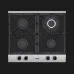 Варильна поверхня PRIME Technics газова, 58.4см, (PGH 50053 FGBIXC) (Stainless Steel) (Black)